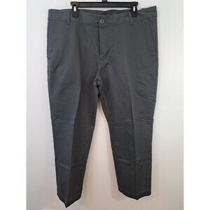 Columbia Men's Gray Canvas Outdoorsy Hiking Pants Size 40x32 Hemmed To 28 Inches